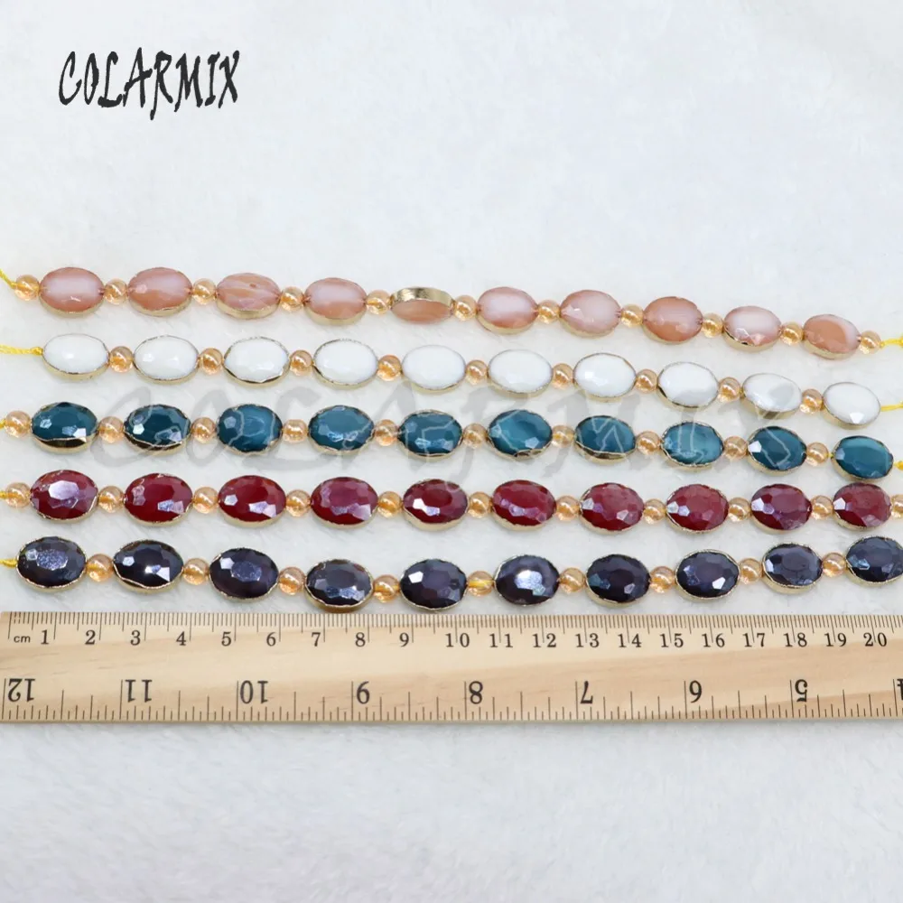 Natural stone beaded strand Mix color oval stone bead 10 pieces stone bead for jewelry making Fashion jewelry gift for lady 4869
Natural stone beaded strand Mix color oval stone bead 10 pieces stone bead for jewelry making Fashion jewelry gift for lady 4869