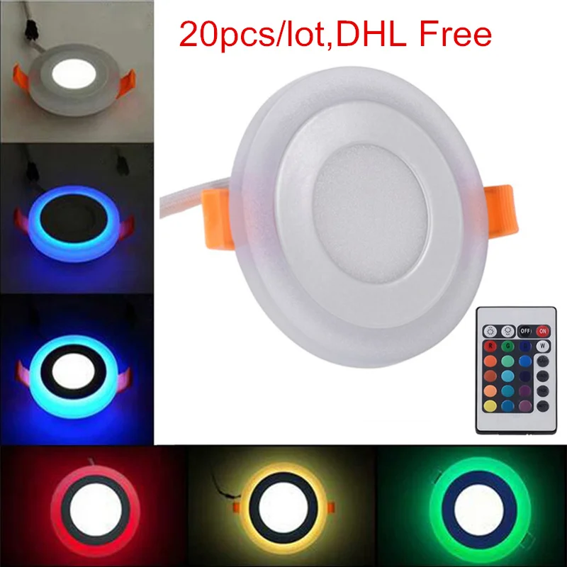 20pcs/lot,DHL Free 6W 9W 16W 24W Round RGB Downlight With Remote Control Features LED Ceiling Panel light AC110V 220V + Driver
20pcs/lot,DHL Free 6W 9W 16W 24W Round RGB Downlight With Remote Control Features LED Ceiling Panel light AC110V 220V + Driver