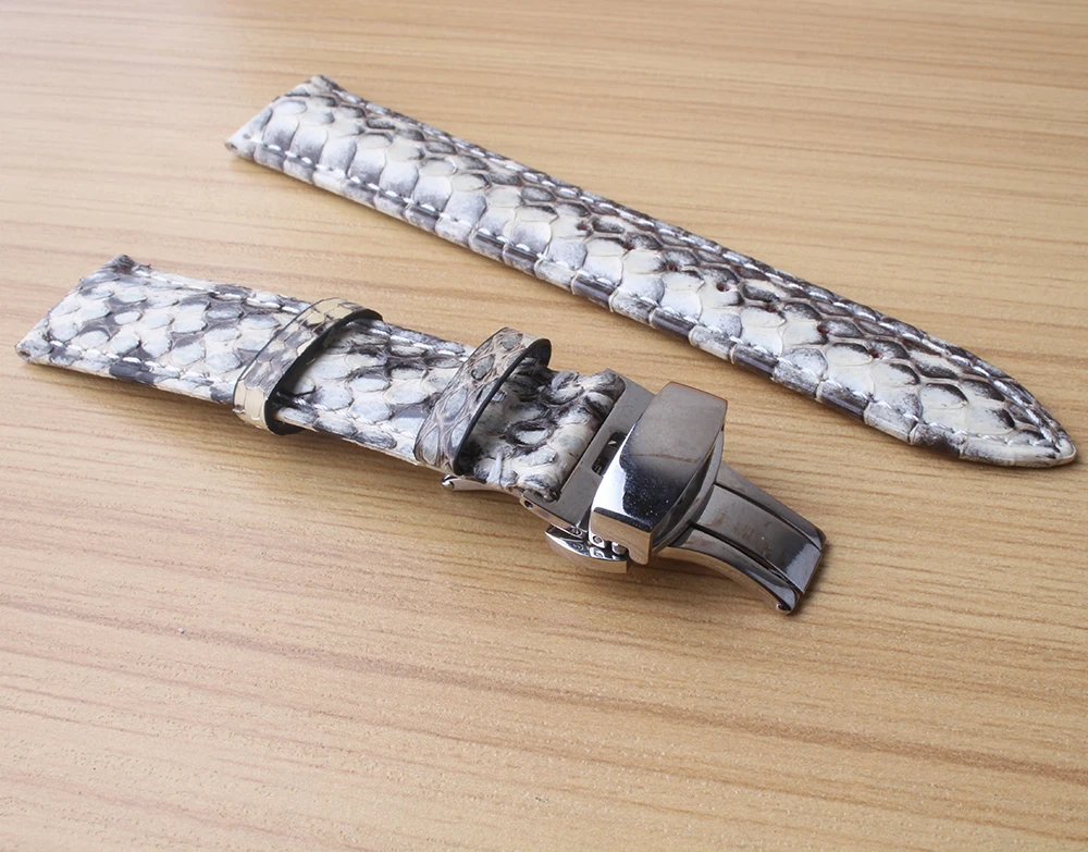 Snake leather and Calf Skin Leather 20mm 22mm Men's Watches Straps White and black mixed color Bracelet Belts Watchbands special
Snake leather and Calf Skin Leather 20mm 22mm Men's Watches Straps White and black mixed color Bracelet Belts Watchbands special