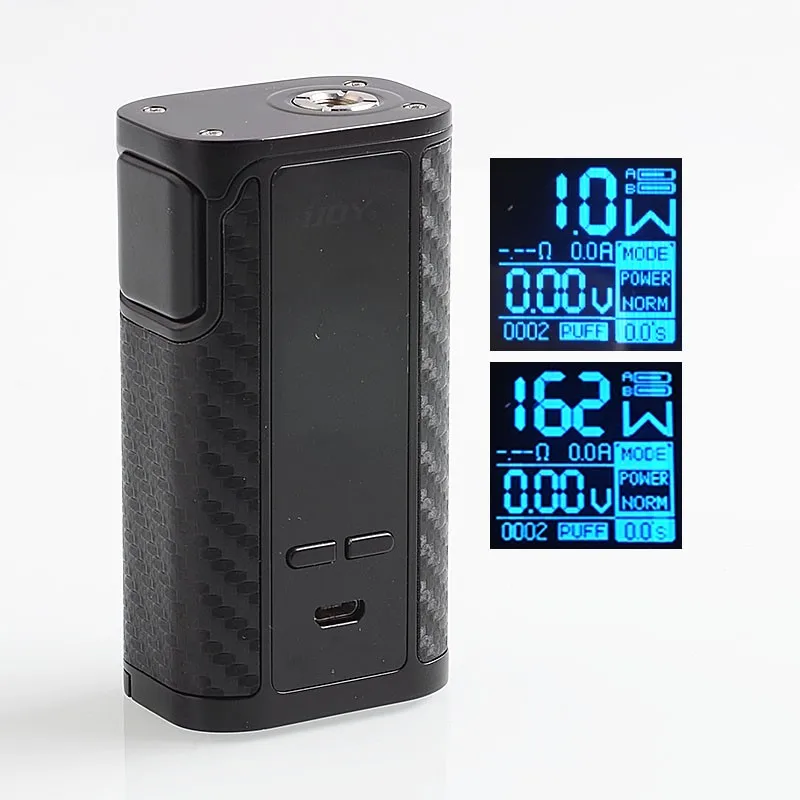 Оригинал IJOY капитан 1865 162 Вт TC Двойной 18650 VW переменной мощности коробка Vape мод OLED