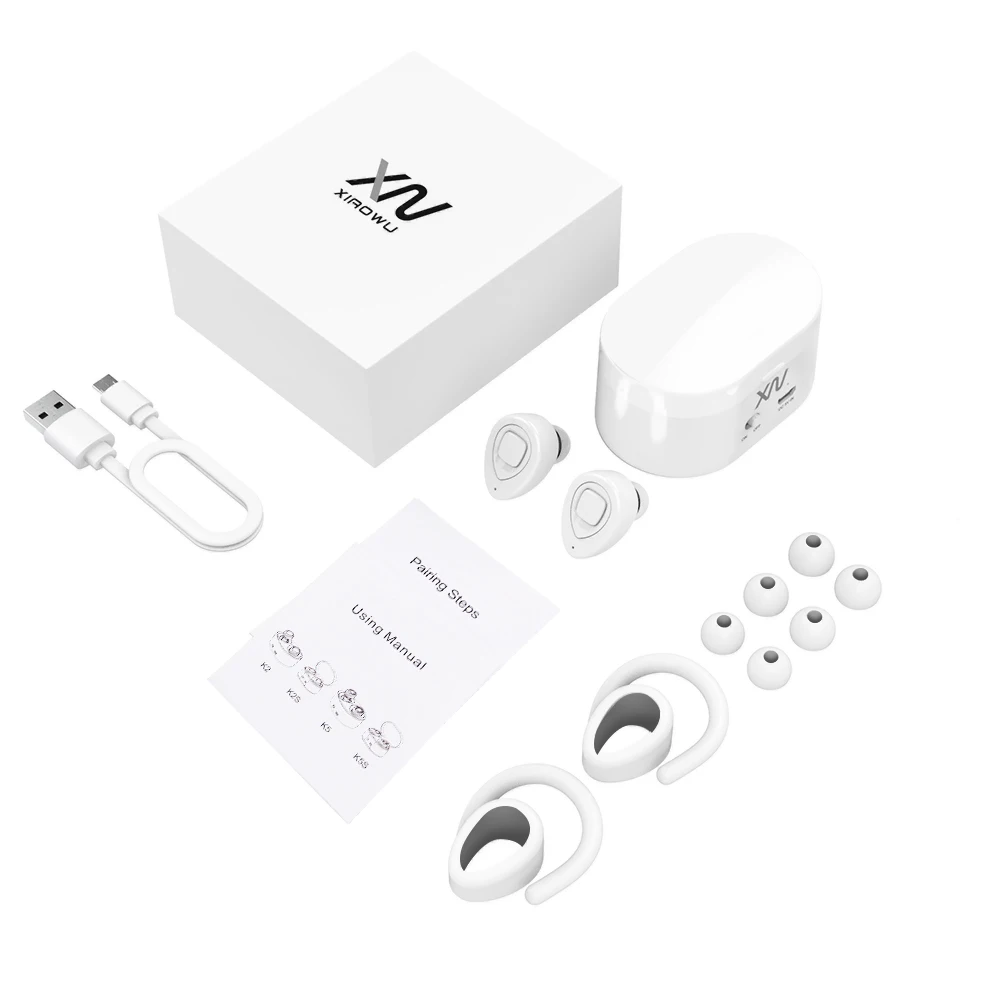 Беспроводные наушники XIAOWU Спортивная мини-гарнитура Hi-Fi музыка Bluetooth 4 2 в с