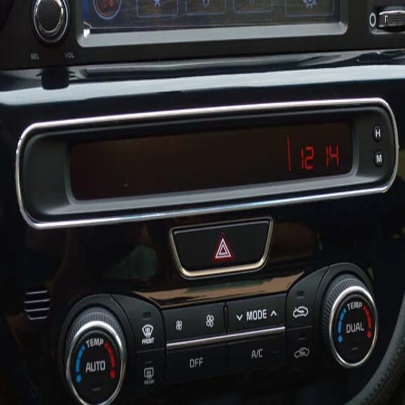 Car Interior Mouldings Accessories For Kia K5 Optima 2014 2015 Car Air Conditioning Screen Decoration Frame Car Stying 1 Pc
Car Interior Mouldings Accessories For Kia K5 Optima 2014 2015 Car Air Conditioning Screen Decoration Frame Car Stying 1 Pc