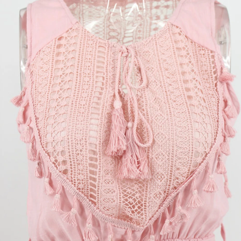 Yuvie Elegant V Neck Sleeveless Belted Womens Dress Tassel Pink Vestidos Summer Vacation Ruffled Midi White Lace Dresses 2019
Yuvie Elegant V Neck Sleeveless Belted Womens Dress Tassel Pink Vestidos Summer Vacation Ruffled Midi White Lace Dresses 2019