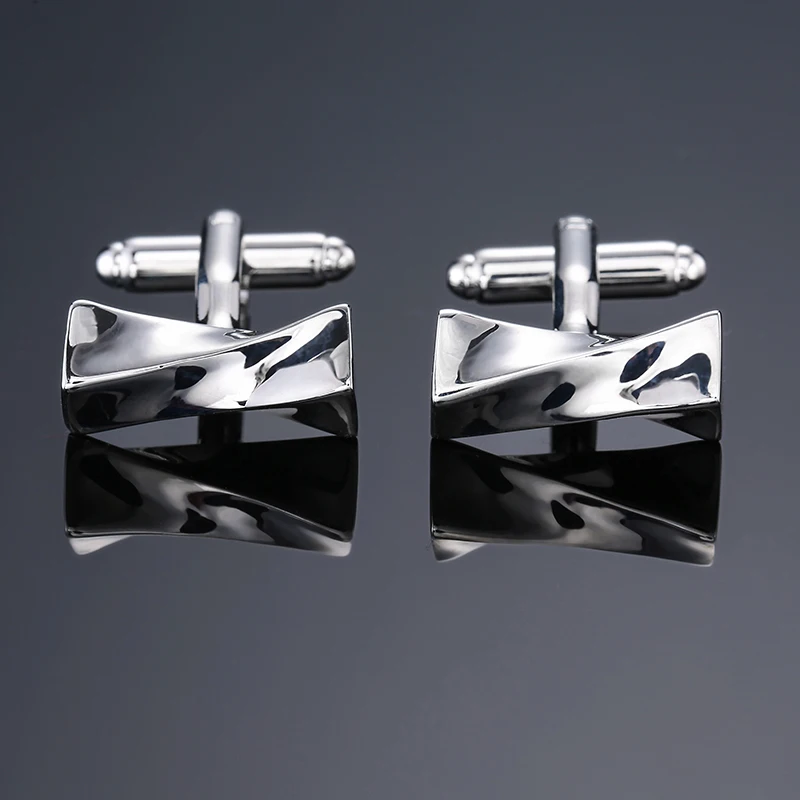 DY The new high quality brass twisted Silvery Cufflinks Men's French shirt Cufflinks free shipping
DY The new high quality brass twisted Silvery Cufflinks Men's French shirt Cufflinks free shipping