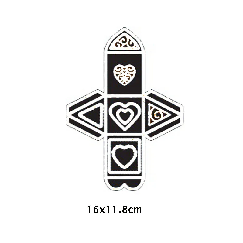 Heart Love Box Metal Cutting Dies Stencils For DIY Scrapbooking Valentine Decorative Embossing Paper Cards Craft Die Cut 2019
Heart Love Box Metal Cutting Dies Stencils For DIY Scrapbooking Valentine Decorative Embossing Paper Cards Craft Die Cut 2019