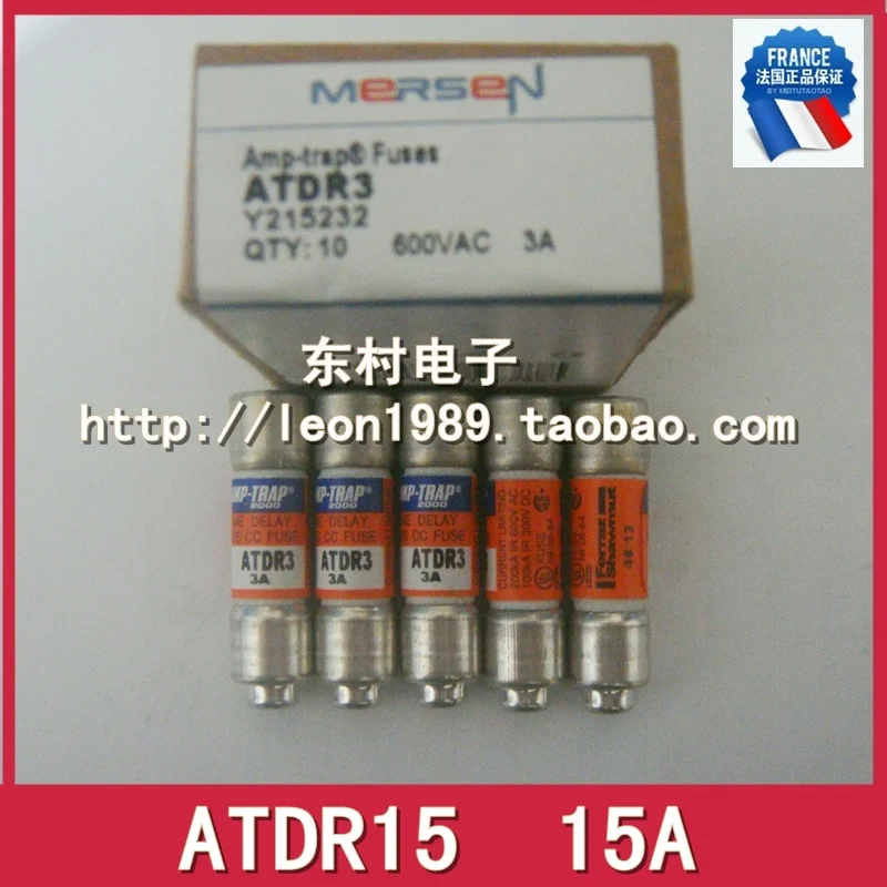 Французский предохранитель MERSEN Roland FERRAZ AMP-TRAP предохранители ATDR15 15A 600V
Французский предохранитель MERSEN Roland FERRAZ AMP-TRAP предохранители ATDR15 15A 600V