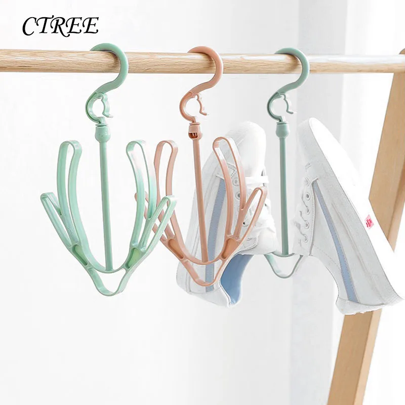 CTREE Vertical Hanger Drying Shoe Racks Hang Clothes Rack Balcony Sun Shoes Racks Outdoor Wind Proof Hanging Sandals Hook C744
CTREE Vertical Hanger Drying Shoe Racks Hang Clothes Rack Balcony Sun Shoes Racks Outdoor Wind Proof Hanging Sandals Hook C744