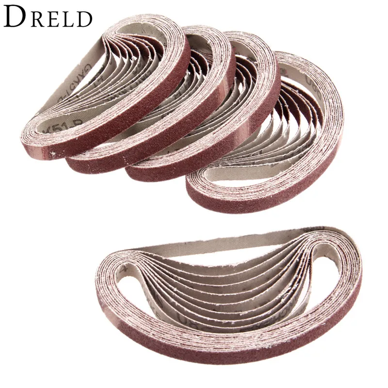 DRELD 50Pcs 330*10mm Abrasive Sanding Belt 80 Grit Aluminium Oxide Sander Grinder Belt for Angle Grinder Dremel Accessories
DRELD 50Pcs 330*10mm Abrasive Sanding Belt 80 Grit Aluminium Oxide Sander Grinder Belt for Angle Grinder Dremel Accessories