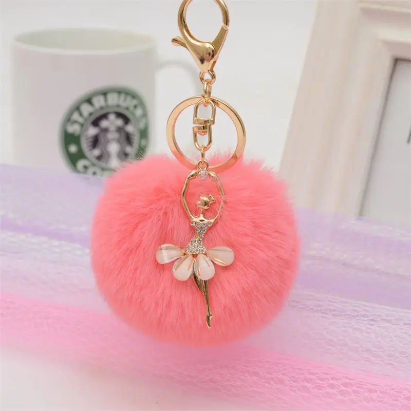 10 pcs/lot Lovely Plush Hairball Keychain Toy Ballet angel girl Bag Pendant Key Ring Doll Car ornaments for girl woman Gifts
10 pcs/lot Lovely Plush Hairball Keychain Toy Ballet angel girl Bag Pendant Key Ring Doll Car ornaments for girl woman Gifts