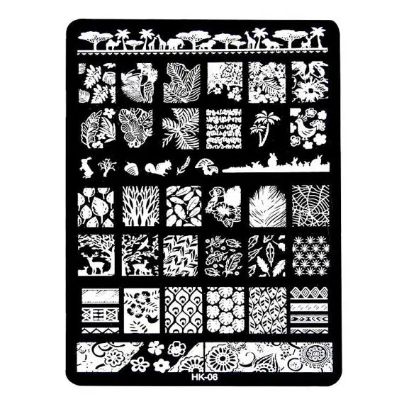 14.5*9.5cm Stamping Nail Art Image Plate Design Rectangle XL Stencil metal lace flower patterns manicure template stencil HK06
14.5*9.5cm Stamping Nail Art Image Plate Design Rectangle XL Stencil metal lace flower patterns manicure template stencil HK06