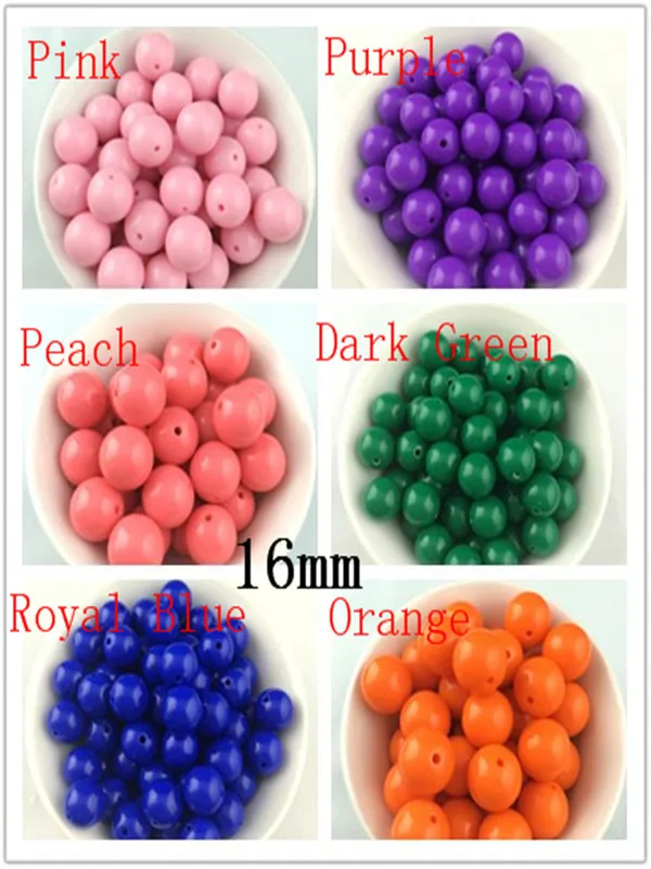 Wholesale 100pcs 16MM Bubblegum Acrylic Solid Beads Favor Acrylic Chunky Beads For Jewelry Making Necklace Bracelet DIY Beads
Wholesale 100pcs 16MM Bubblegum Acrylic Solid Beads Favor Acrylic Chunky Beads For Jewelry Making Necklace Bracelet DIY Beads