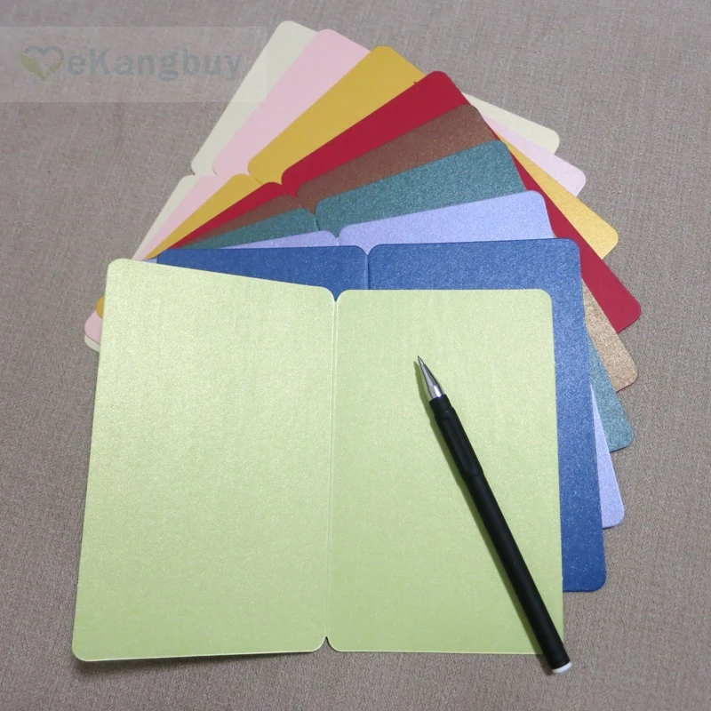 100 листов крафт бумаги белые задние бумажные карты цветные DIY складные