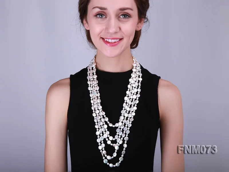 2019 New Arriver Five Rows White Color Natural Coin Rice Freshwater Pearl Necklace Jewellery For Women Perfect Mother Day Gift
2019 New Arriver Five Rows White Color Natural Coin Rice Freshwater Pearl Necklace Jewellery For Women Perfect Mother Day Gift