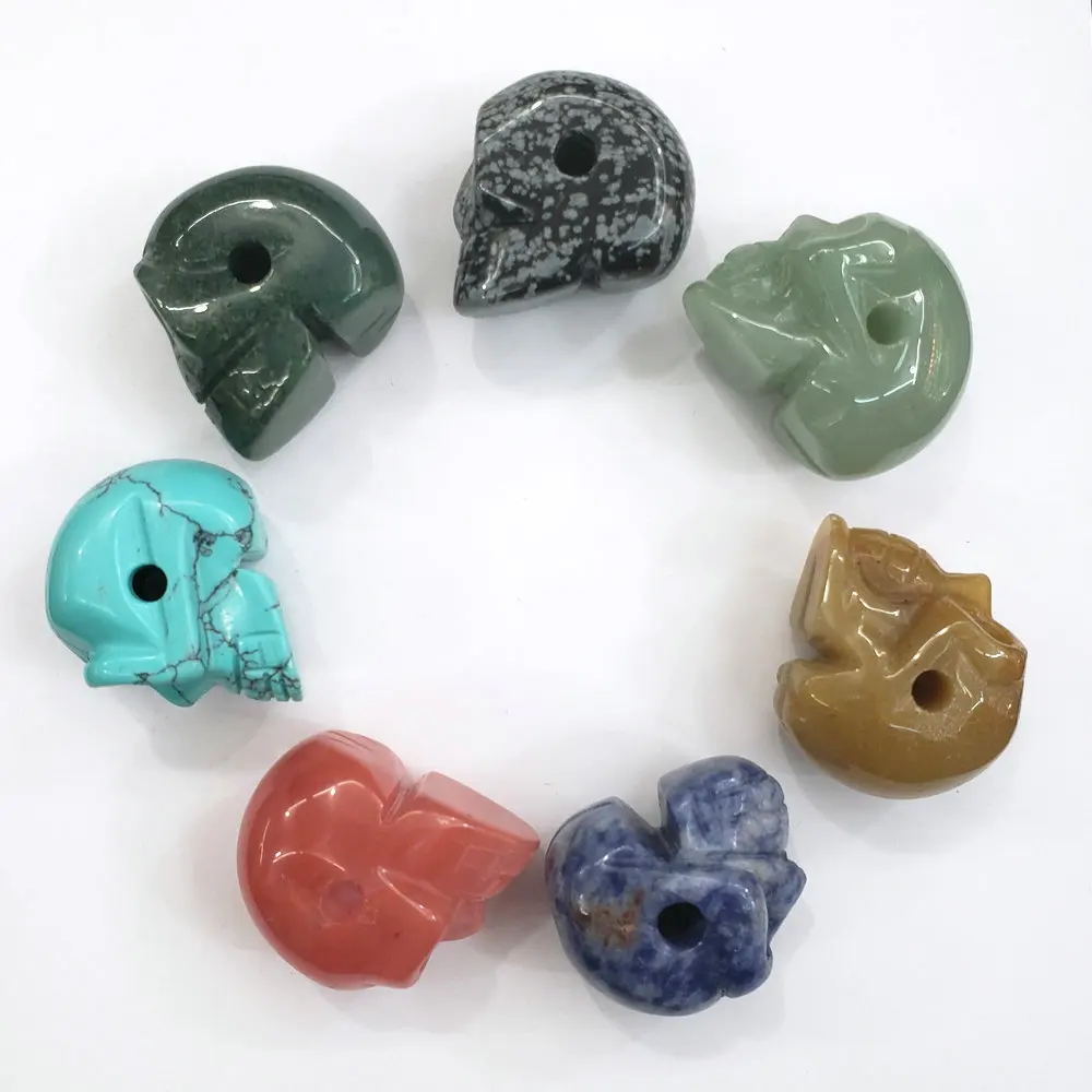 Fashion top quality assorted natural stone carved skull head charms pendants fit necklace jewelry making 6pcs/lot wholesale free
Fashion top quality assorted natural stone carved skull head charms pendants fit necklace jewelry making 6pcs/lot wholesale free