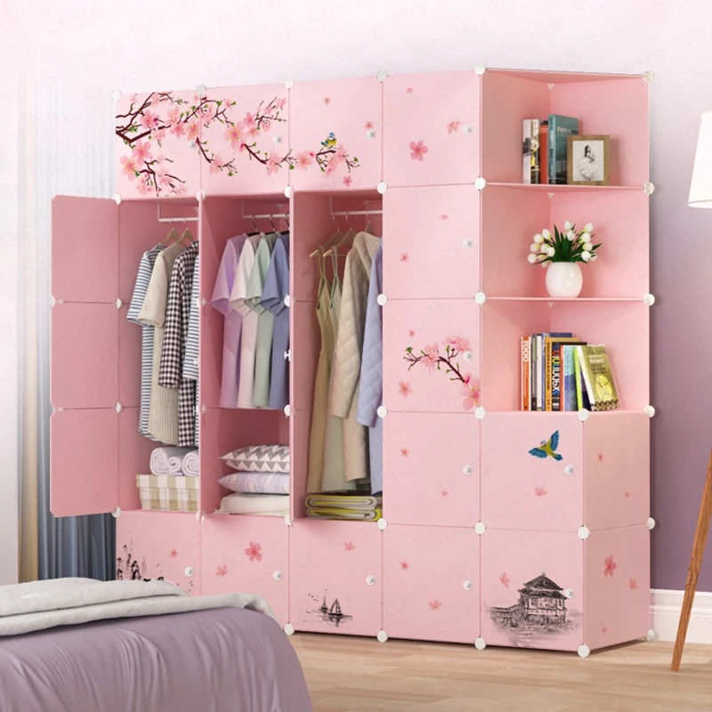 Wardrobe Plastic Assembly Imitation Cloth Simple Modern Space Bedroom Panel Type Imitation Wood Economic Cabinet Puertas
Wardrobe Plastic Assembly Imitation Cloth Simple Modern Space Bedroom Panel Type Imitation Wood Economic Cabinet Puertas