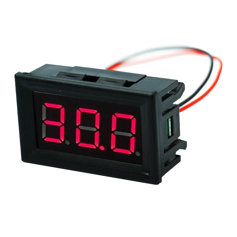 By DHL Fedex 100pcs/lot 0.56" DC 3-30V voltmeter Digital Volt Panel Meter voltage battery Monitor LED Red 40%off
By DHL Fedex 100pcs/lot 0.56" DC 3-30V voltmeter Digital Volt Panel Meter voltage battery Monitor LED Red 40%off