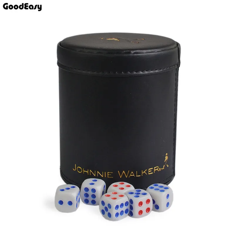 Johnnie Dice Cups Plastic with 6pcs acrylic dices Polyhedral Walker Leather Dice Cup Poker Drinking Board Game Gambling Dice Box
Johnnie Dice Cups Plastic with 6pcs acrylic dices Polyhedral Walker Leather Dice Cup Poker Drinking Board Game Gambling Dice Box