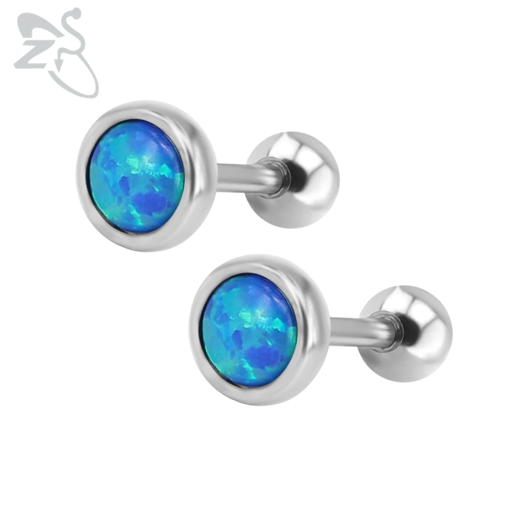 Fashion Stud Earrings with Opal Stones Brinco 316 Surgical Steel Ear Studs Piercing Cartilage Opal Earring For Female Men Girls
Fashion Stud Earrings with Opal Stones Brinco 316 Surgical Steel Ear Studs Piercing Cartilage Opal Earring For Female Men Girls