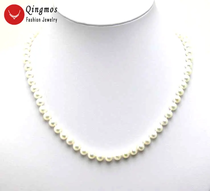 Qingmos Luster Pink Purple Pearl Necklace for Women with AA 7-8mm Natural Black Round Freshwater Pearl Chokers Necklace 17" 3411
Qingmos Luster Pink Purple Pearl Necklace for Women with AA 7-8mm Natural Black Round Freshwater Pearl Chokers Necklace 17" 3411