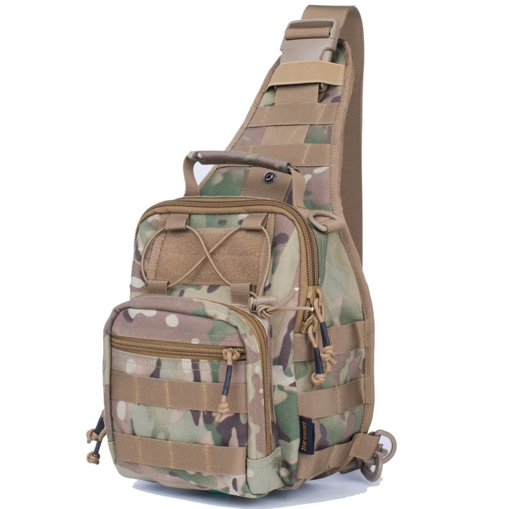 REEBOW TACTICAL Men Outdoor Sling Bag Molle Chest Pack for Hunting Running Airsoft Paintball Sports 1000D CORDURA Camouflage Bag
REEBOW TACTICAL Men Outdoor Sling Bag Molle Chest Pack for Hunting Running Airsoft Paintball Sports 1000D CORDURA Camouflage Bag
