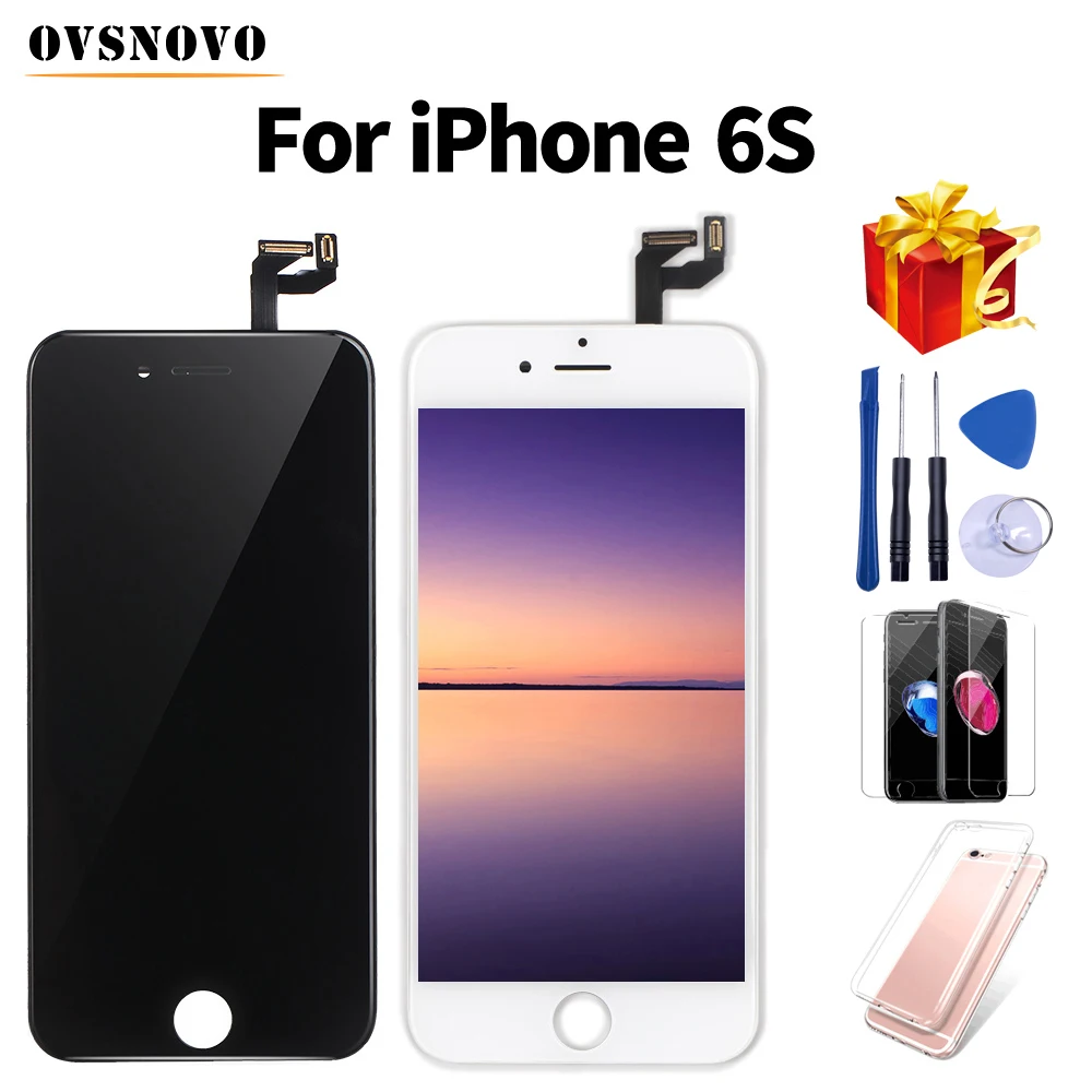 ЖК-дисплей для iPhone 6s 7 без битых пикселей, дисплей с сенсорным экраном для замены в сборе для iPhone 5, телефон со стеклянной защитой и инструмент...
ЖК-дисплей для iPhone 6s 7 без битых пикселей, дисплей с сенсорным экраном для замены в сборе для iPhone 5, телефон со стеклянной защитой и инструмент...