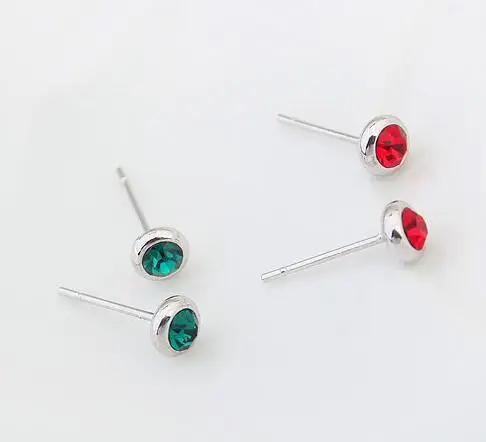 Fashion White Gold Color Round Stud Earrings With Austria Crystal For Women Birthday Gift Jewelry
Fashion White Gold Color Round Stud Earrings With Austria Crystal For Women Birthday Gift Jewelry