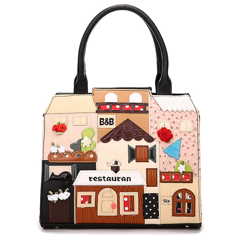 Women Bags Leather Patchwork Embroidery Messenger Bag Handbag Shoulder Bag Totes Braccialini Brand Style Color House
Women Bags Leather Patchwork Embroidery Messenger Bag Handbag Shoulder Bag Totes Braccialini Brand Style Color House