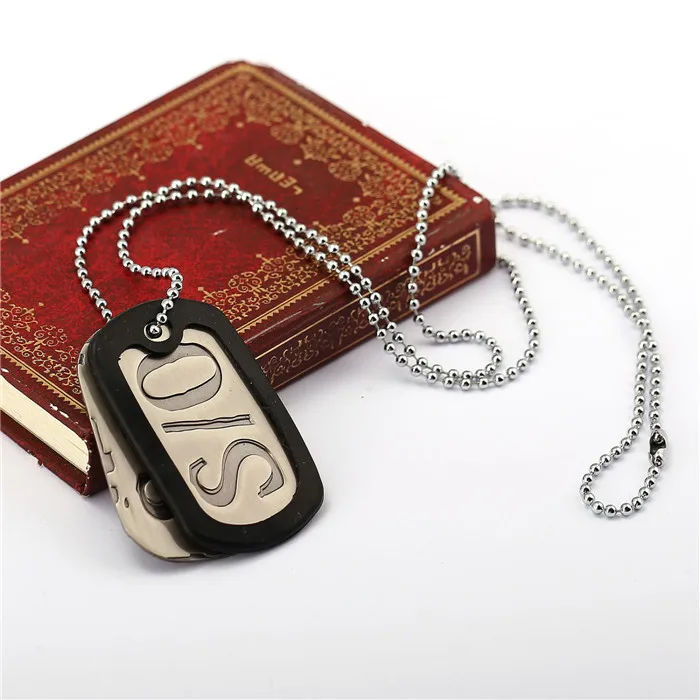 Anime Series Gangsta Necklace Gina Paulklee necklace Twilight S/O Logo Cosplay Mercenary Dog Tag Two Pendant Necklaces trinket
Anime Series Gangsta Necklace Gina Paulklee necklace Twilight S/O Logo Cosplay Mercenary Dog Tag Two Pendant Necklaces trinket