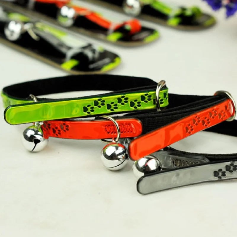 New Puppy Pet Dog Collar Cat Neck Strap Necklace with TPU Material and Soft Cotton Paw Patten Collar with Bell for Pet Dogs Cats
New Puppy Pet Dog Collar Cat Neck Strap Necklace with TPU Material and Soft Cotton Paw Patten Collar with Bell for Pet Dogs Cats