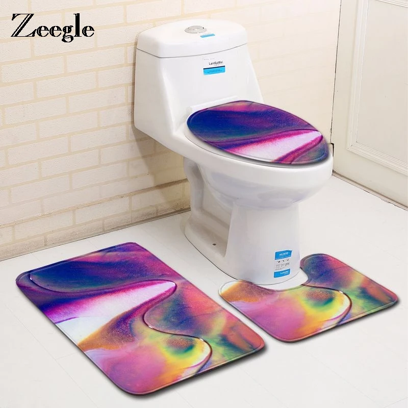 Zeegle Aurora Pattern Bathroom Carpet Set Non-slip Bath Mat Bathroom Mat Set Anti Slip Shower Room Mats Flannel Bath Mat
Zeegle Aurora Pattern Bathroom Carpet Set Non-slip Bath Mat Bathroom Mat Set Anti Slip Shower Room Mats Flannel Bath Mat