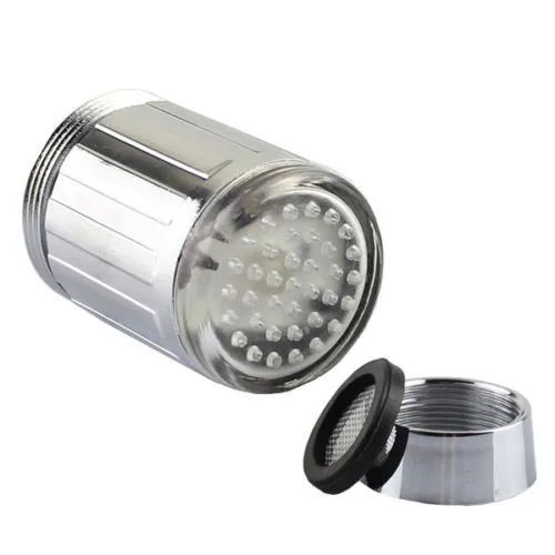 1pcs 7 Color Glow No battery Automatic Temperature Sensor Shower LED Light Water Faucet Tap wholesale Dropshipping | Дом и сад