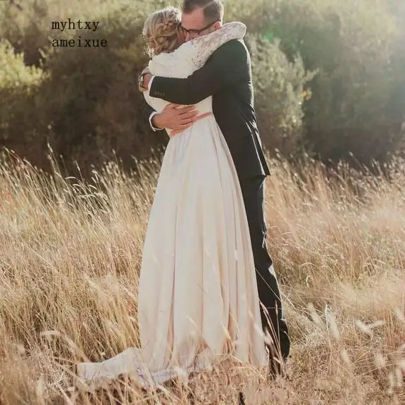 Long Sleeve Cheap Lace Wedding Dresses Bohemian Plus Size Beach Boho Garden Country 2020 Vestido De Novia Formal Bridal Gowns
Long Sleeve Cheap Lace Wedding Dresses Bohemian Plus Size Beach Boho Garden Country 2020 Vestido De Novia Formal Bridal Gowns