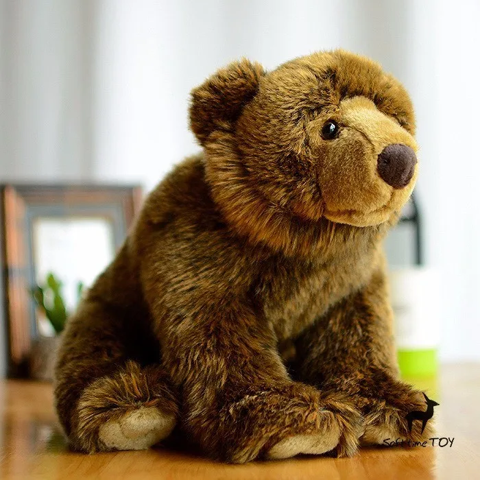 Rare Big Plush Toys Real Life Brown Bear Doll Wildlife Children'S Toy Gifts Pillow Birthday Present Women
Rare Big Plush Toys Real Life Brown Bear Doll Wildlife Children'S Toy Gifts Pillow Birthday Present Women