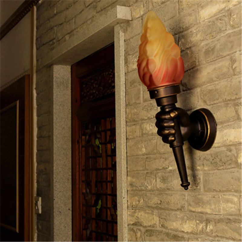 Creative Torch Hand Wall Lamp Retro Art Wall Hanging Lamp B&B Torch Light Bar Restaurant Cafe Torch Light
Creative Torch Hand Wall Lamp Retro Art Wall Hanging Lamp B&B Torch Light Bar Restaurant Cafe Torch Light