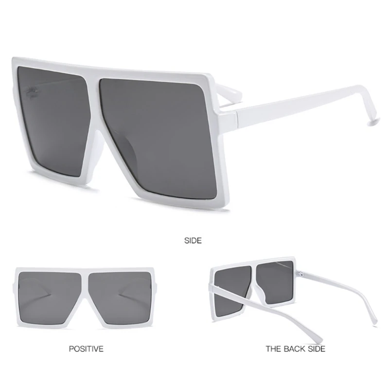 Chic Fashion Retro Square Large Frame Sunglasses Men Women Unisex Eyewear Plastic Outdoor New
Chic Fashion Retro Square Large Frame Sunglasses Men Women Unisex Eyewear Plastic Outdoor New