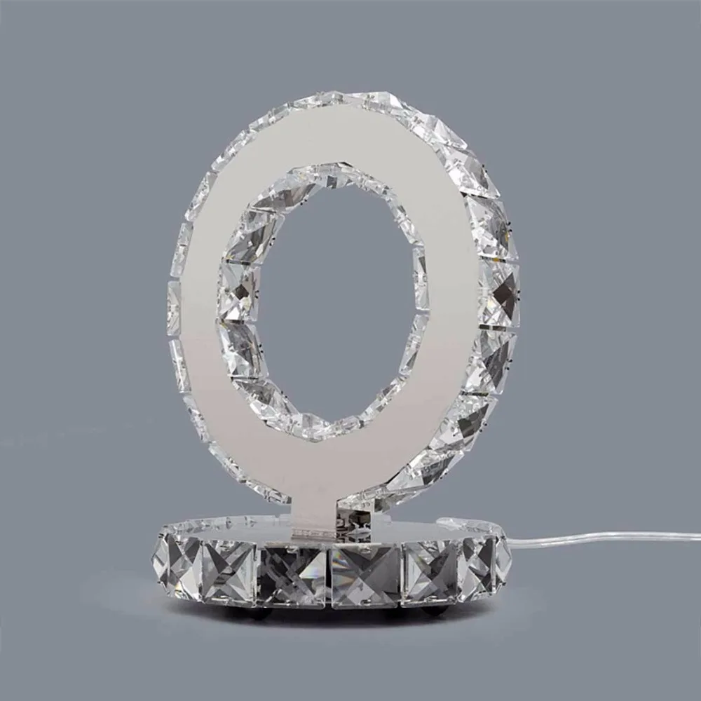 Lamparas Para Lampada Comodino Cerchio Bureau Desk Modern Led Crystal Circle Lamps Bedside Escritorio Lampe Decor Light
Lamparas Para Lampada Comodino Cerchio Bureau Desk Modern Led Crystal Circle Lamps Bedside Escritorio Lampe Decor Light