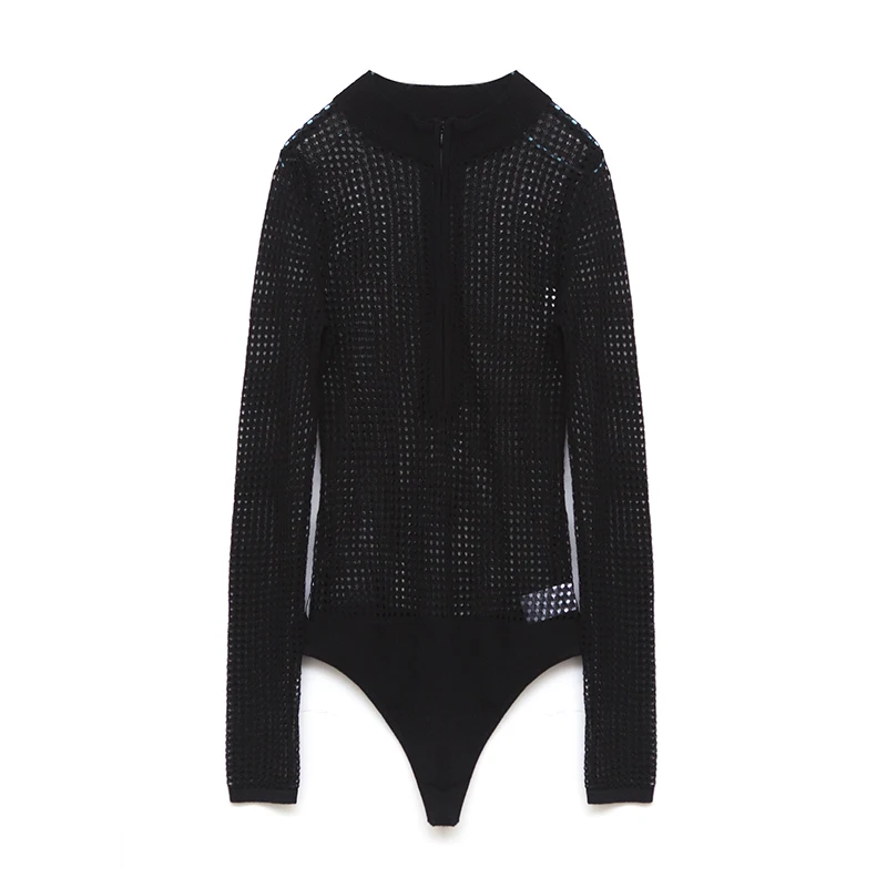 Vintage Hollow Out Knit Bodysuit Sexy Women Mesh Jumpsuit Body Top Shirt See Through Bodysuit Playsuit
Vintage Hollow Out Knit Bodysuit Sexy Women Mesh Jumpsuit Body Top Shirt See Through Bodysuit Playsuit