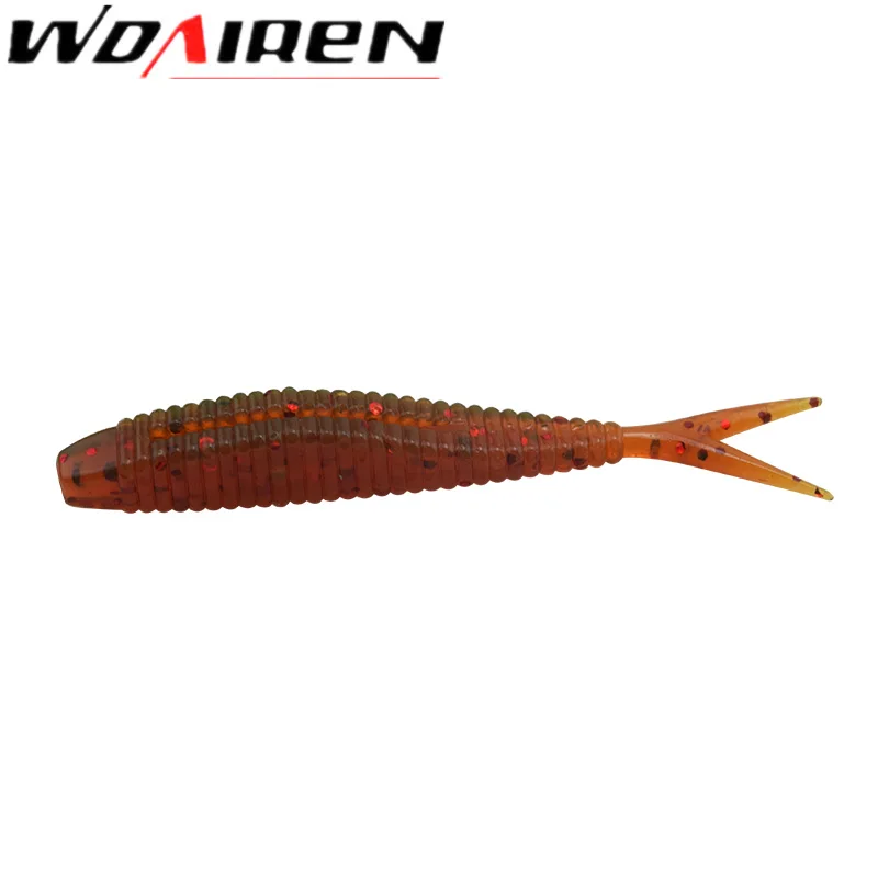 10Pcs/Lot Silicone Worm Soft lure 60mm 1.5g Artificial rubber fishing bait with salt smell odor Bass Lures Fishing Takcle WD-393
10Pcs/Lot Silicone Worm Soft lure 60mm 1.5g Artificial rubber fishing bait with salt smell odor Bass Lures Fishing Takcle WD-393