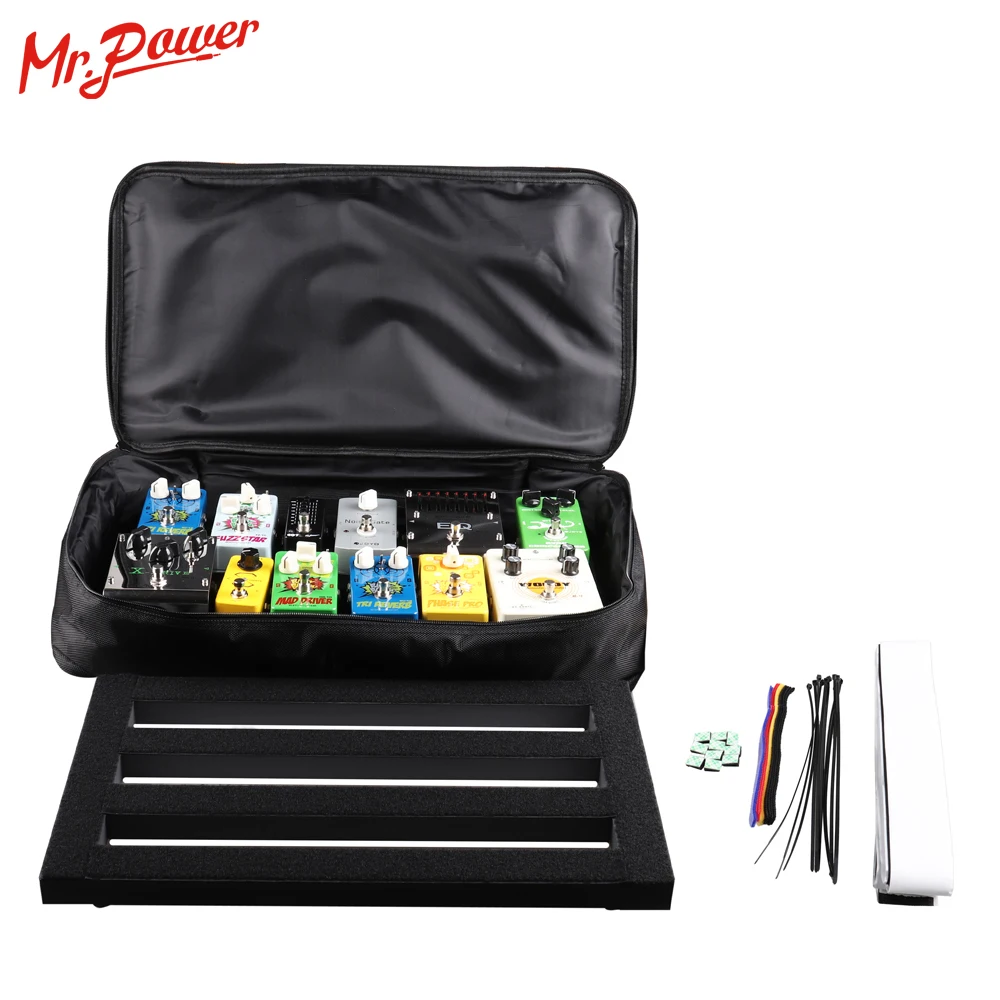 Black Aluminum Pedalboard Diy Guitar Bass Pedal Board With Magic Tape Cable Cord Straps For Sale
Black Aluminum Pedalboard Diy Guitar Bass Pedal Board With Magic Tape Cable Cord Straps For Sale