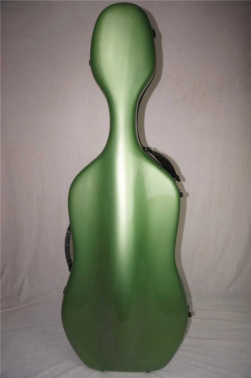 One green color 4/4 Cello Case Hard case glass Carbon Fiber Strong Light High quality wine Color N6
One green color 4/4 Cello Case Hard case glass Carbon Fiber Strong Light High quality wine Color N6