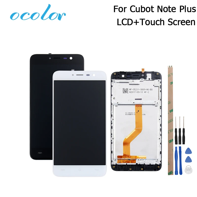 Ocolor для Cubot Note Plus ЖК дисплей + сенсорный экран с рамкой 5 2 дюйма Замена сборки