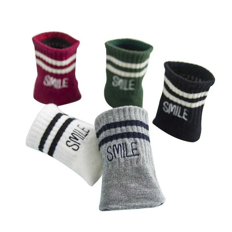 5pairs 5 Colors Women's Unisex Embroidery Letter SMILE Stripe Skateboard Sock Meias Cotton Kawaii Socks Sox Couple Ankle Socks
5pairs 5 Colors Women's Unisex Embroidery Letter SMILE Stripe Skateboard Sock Meias Cotton Kawaii Socks Sox Couple Ankle Socks