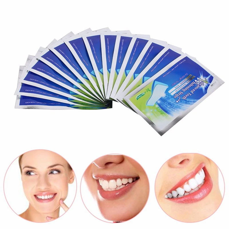 14/28/56Pairs 5D Gel Teeth Whitening Strips Stain Removal for Oral Hygiene Clean Double Elastic Dental Tools Bleaching Strip kit
14/28/56Pairs 5D Gel Teeth Whitening Strips Stain Removal for Oral Hygiene Clean Double Elastic Dental Tools Bleaching Strip kit