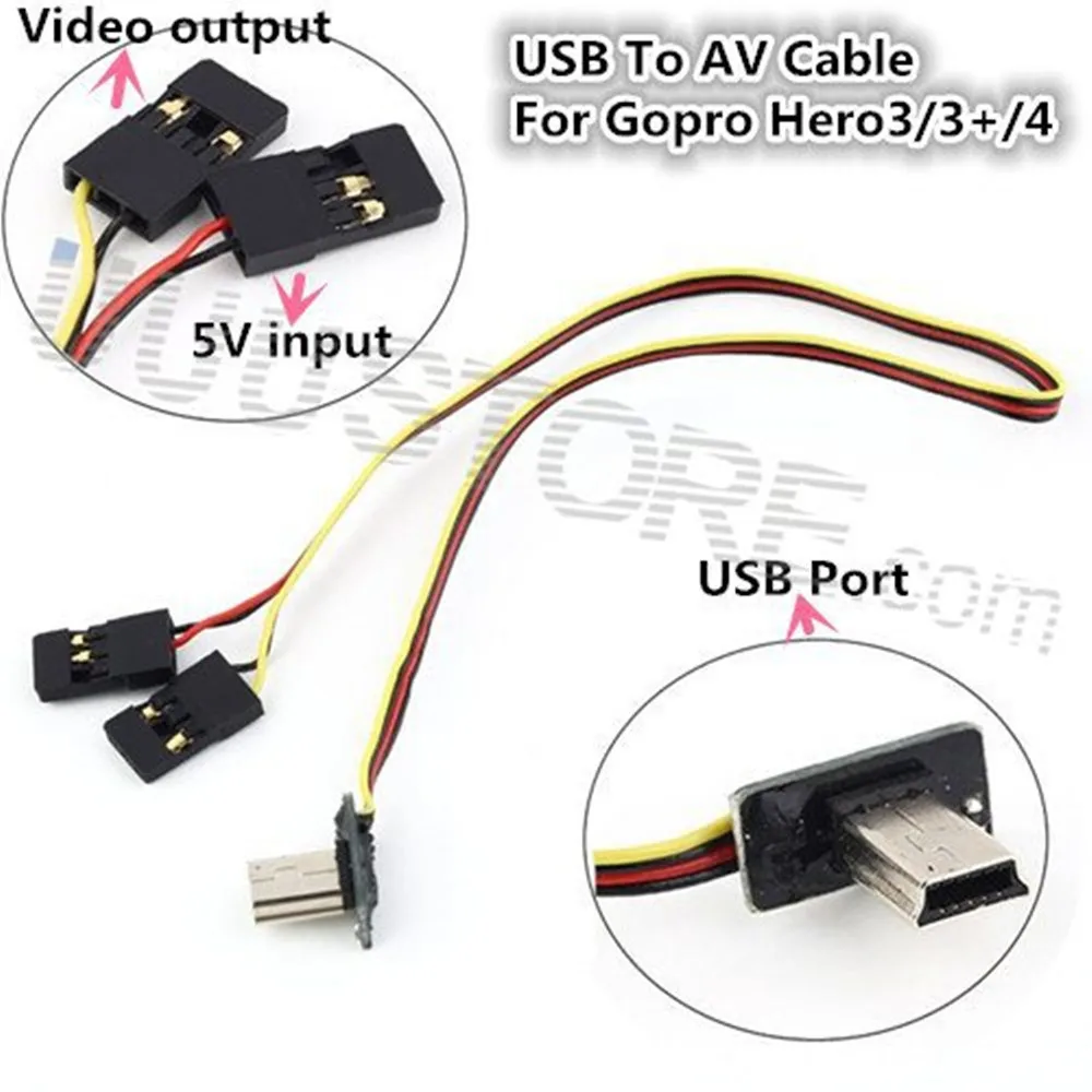 Кабель USB 90 градусов в AV, видео выход, 5 в постоянного тока, BEC, входной кабель, FPV, для камеры Gopro Hero 3, Распродажа по всему миру
Кабель USB 90 градусов в AV, видео выход, 5 в постоянного тока, BEC, входной кабель, FPV, для камеры Gopro Hero 3, Распродажа по всему миру