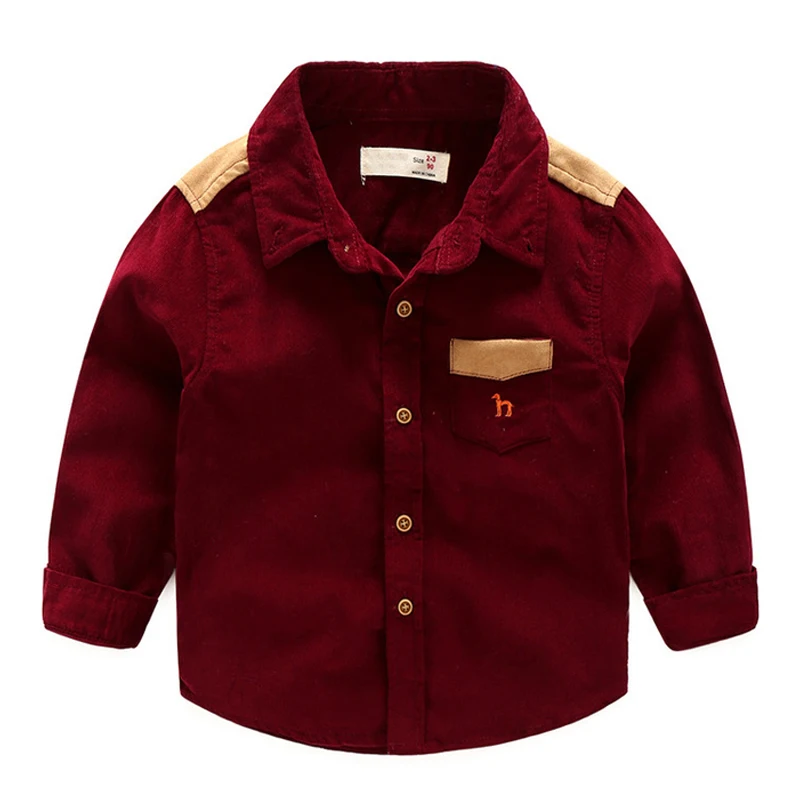New Arrival Boys Shirts Fashion Children Long Sleeve Single-breasted Blouse Clothing Baby Boy Lapel Collar Cotton Corduroy Shirt
New Arrival Boys Shirts Fashion Children Long Sleeve Single-breasted Blouse Clothing Baby Boy Lapel Collar Cotton Corduroy Shirt