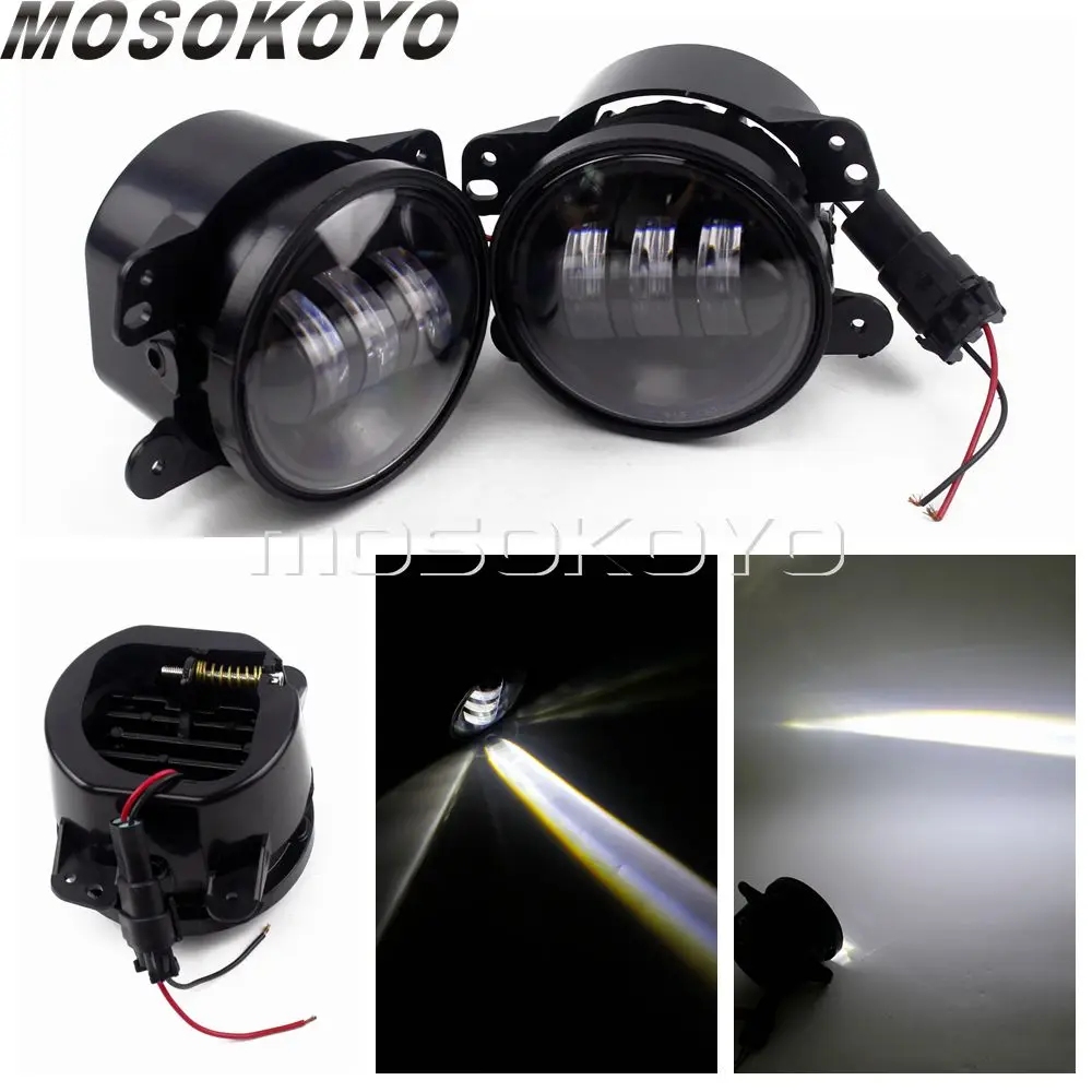4" Led Fog Lights Spot Lamps For Jeep Wrangler (TJ) Wrangler 2 doors (JK) unlimited 4 doors(JK) SUV CJ-5 CJ-7 CJ-8 Offroad Lamps
4" Led Fog Lights Spot Lamps For Jeep Wrangler (TJ) Wrangler 2 doors (JK) unlimited 4 doors(JK) SUV CJ-5 CJ-7 CJ-8 Offroad Lamps