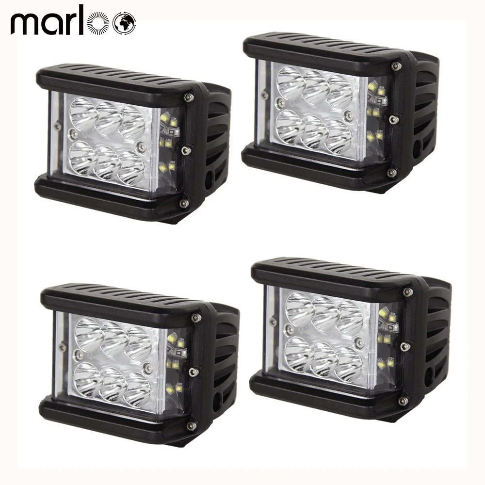 Marloo LED Work Light -4x Side Shooter LED Pods Spot Driving Fog Lights For Jeep Off Road Truck ATV SUV Car LED Work Lights 12V
Marloo LED Work Light -4x Side Shooter LED Pods Spot Driving Fog Lights For Jeep Off Road Truck ATV SUV Car LED Work Lights 12V