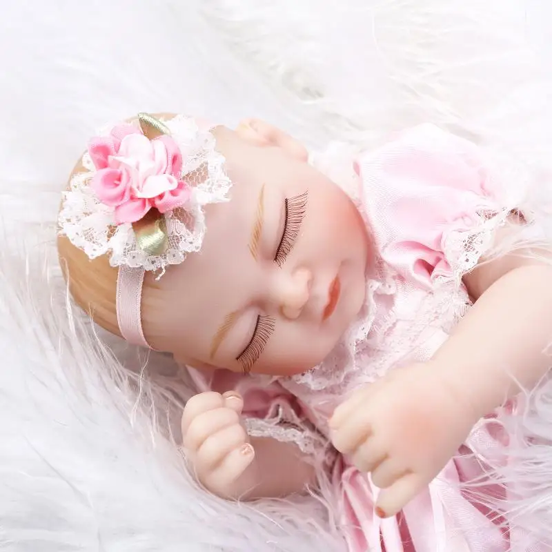 12Inch Full Silicone Reborn Baby Doll Princess Reborn Dolls Girl Dress Christmas Gifts Bonecas Lovely Toys Free Shipping
12Inch Full Silicone Reborn Baby Doll Princess Reborn Dolls Girl Dress Christmas Gifts Bonecas Lovely Toys Free Shipping