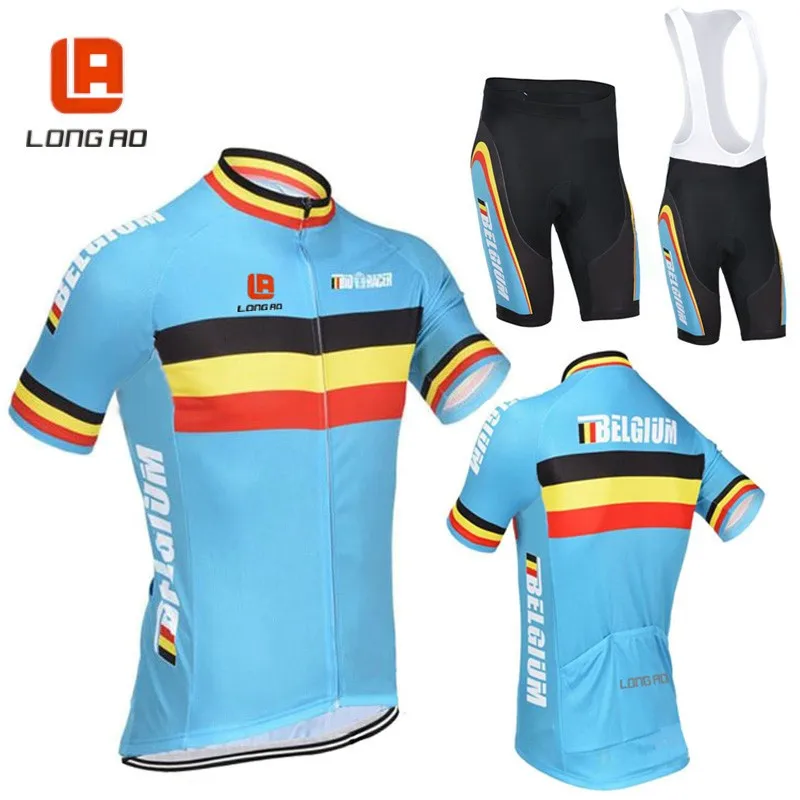 Длинные шорты для езды на велосипеде от AO Ropa Ciclismo из Бельгии с рукавами топы