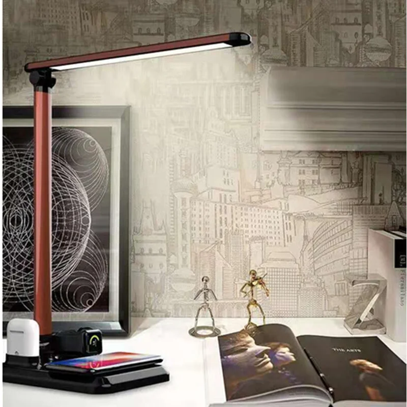 4-in-1 wireless charging multi-function LED desk lamp wireless charging for Apple Watch mobile phone headset table lamp
4-in-1 wireless charging multi-function LED desk lamp wireless charging for Apple Watch mobile phone headset table lamp